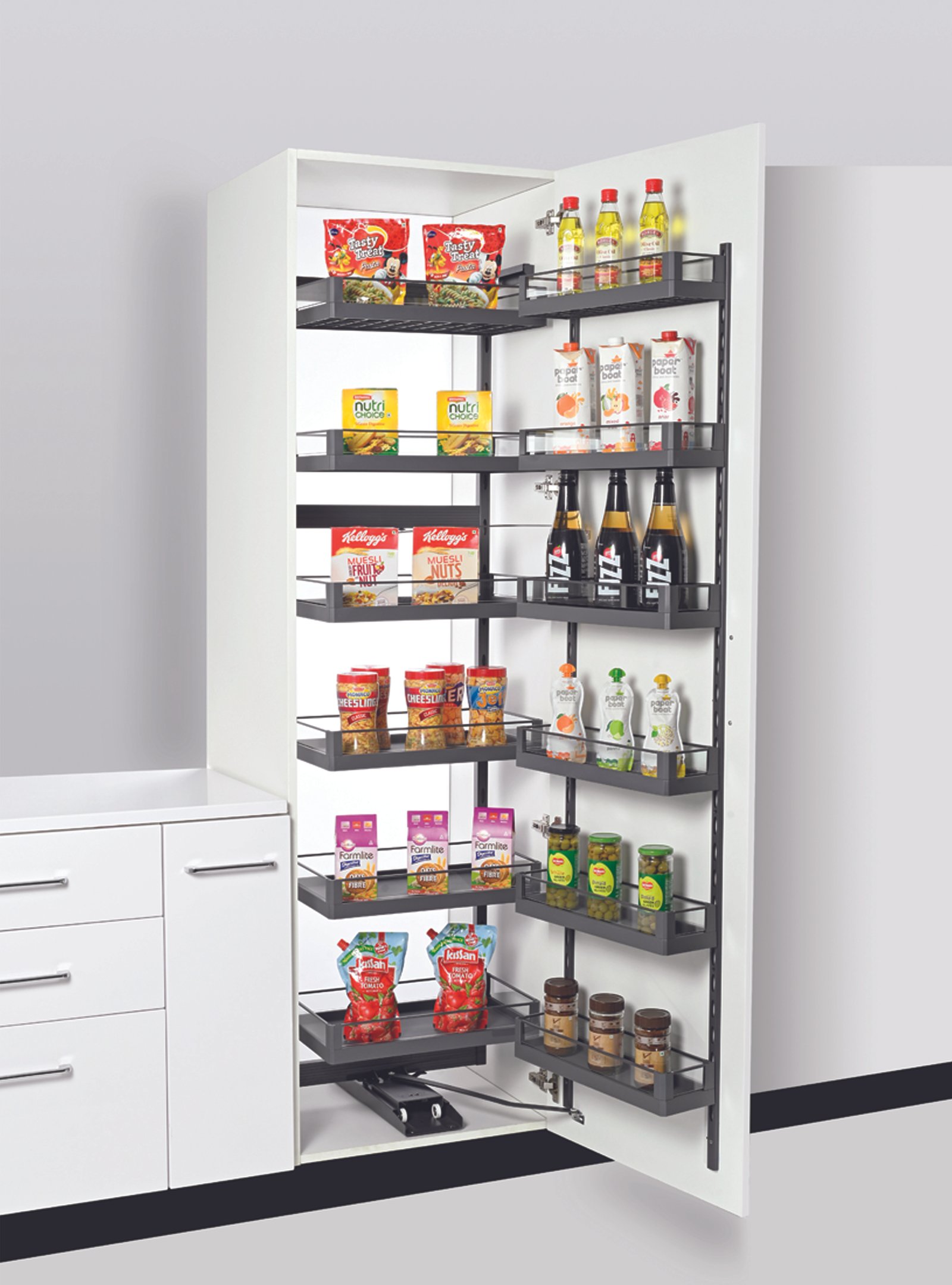 Pull-Out Systems & Pantry Units — Eliva Kitchen Hardware