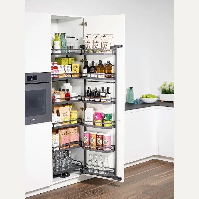 Tall Unit Pull-out Basket — Eliva Kitchen Hardware